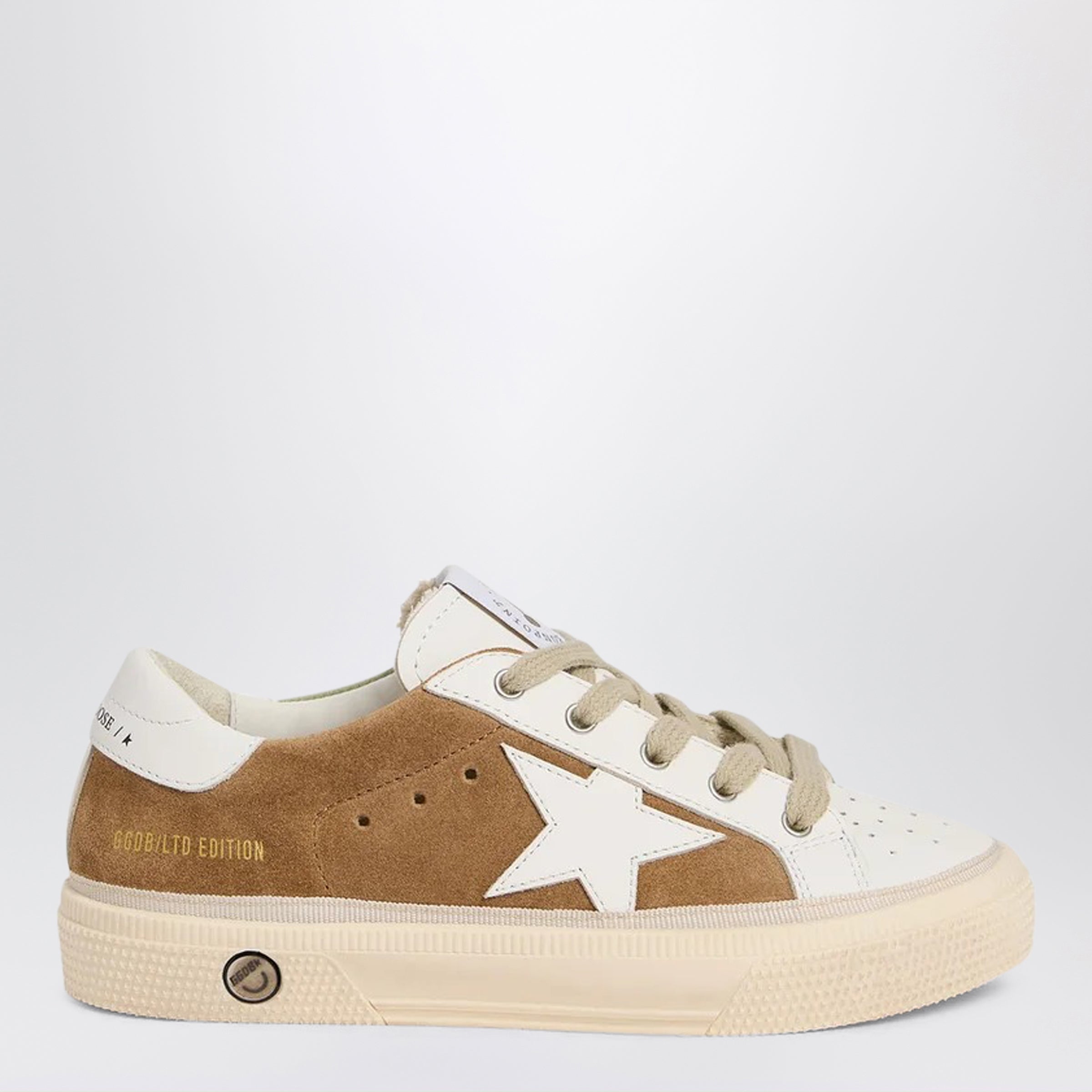 BONPOINT Sneakers May beige in pelle Bonpoint x Golden Goose