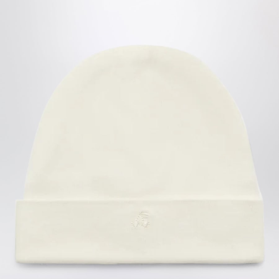 BONPOINT Berretto bianco latte in cotone biologico