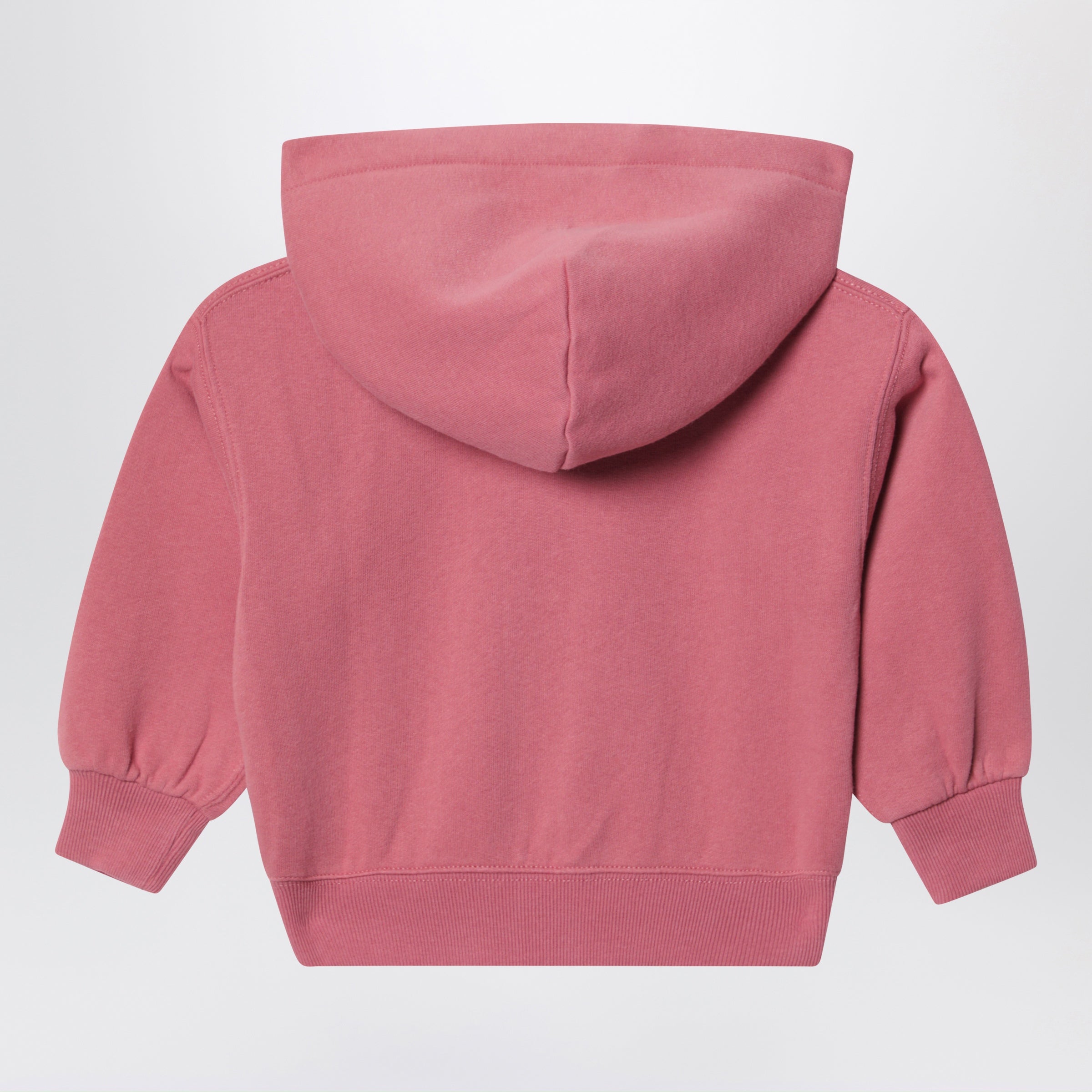 Polo Ralph Lauren Felpa con zip rosa in cotone, view 2