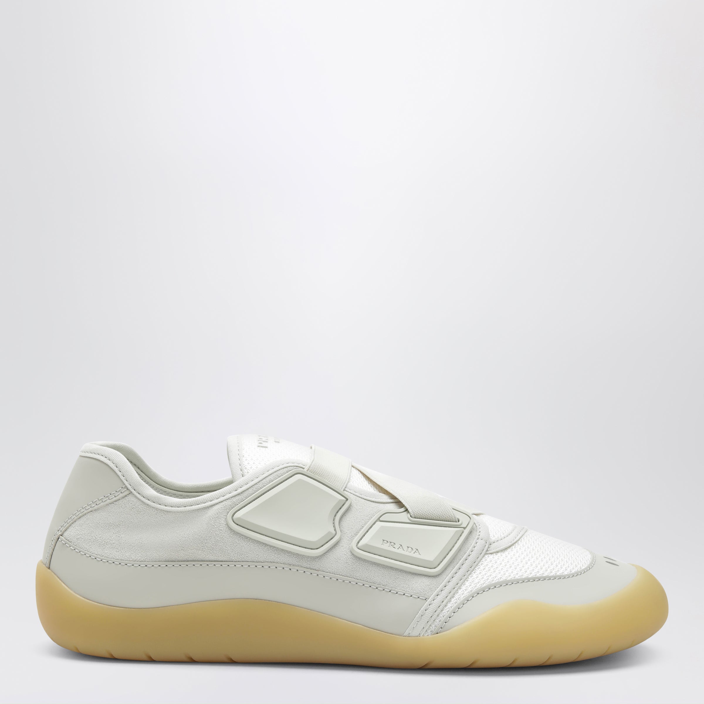 Prada Sneakers Speedrock cristallo in pelle e rete