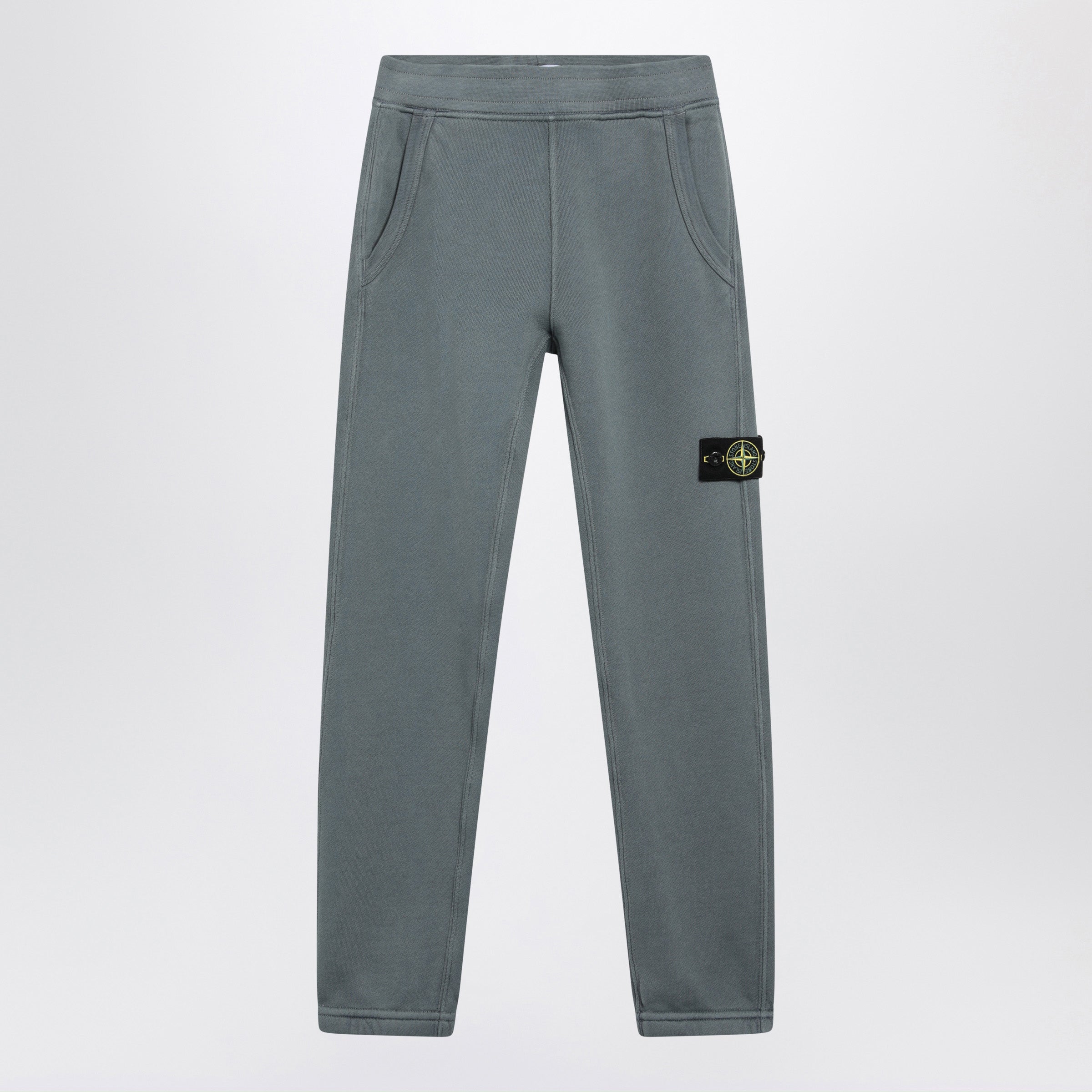 Stone Island Pantaloni jogging Ash Blue in cotone