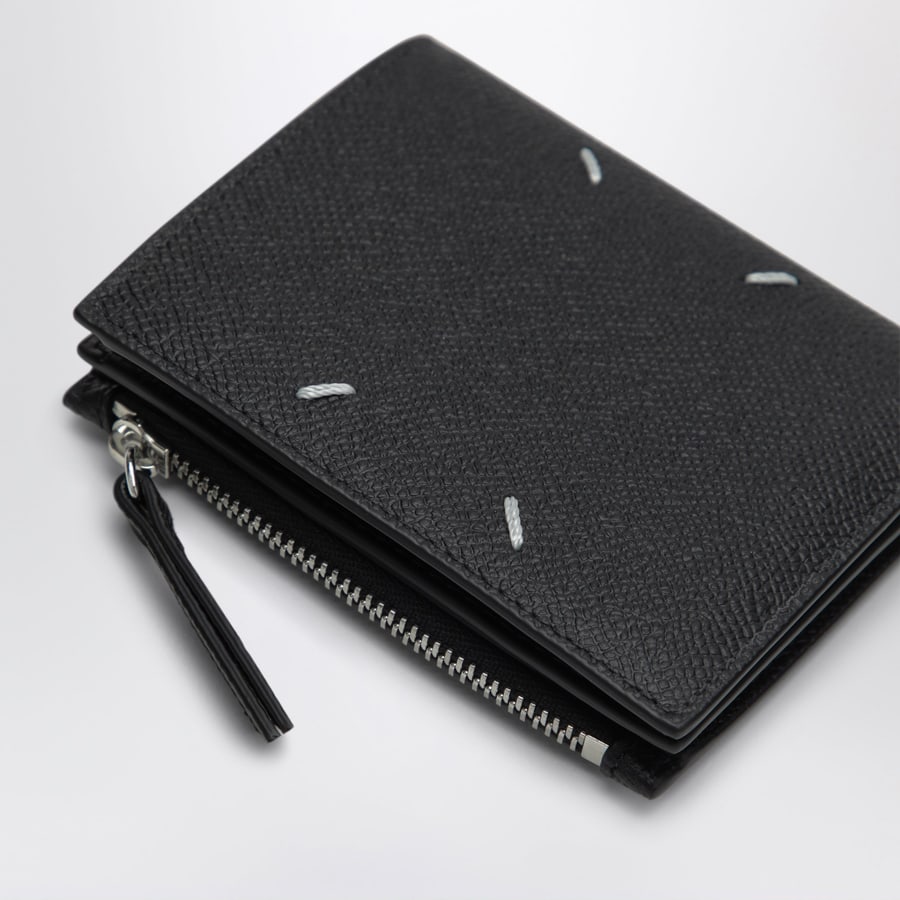 Maison Margiela Portafoglio Four Stitches nero, view 4