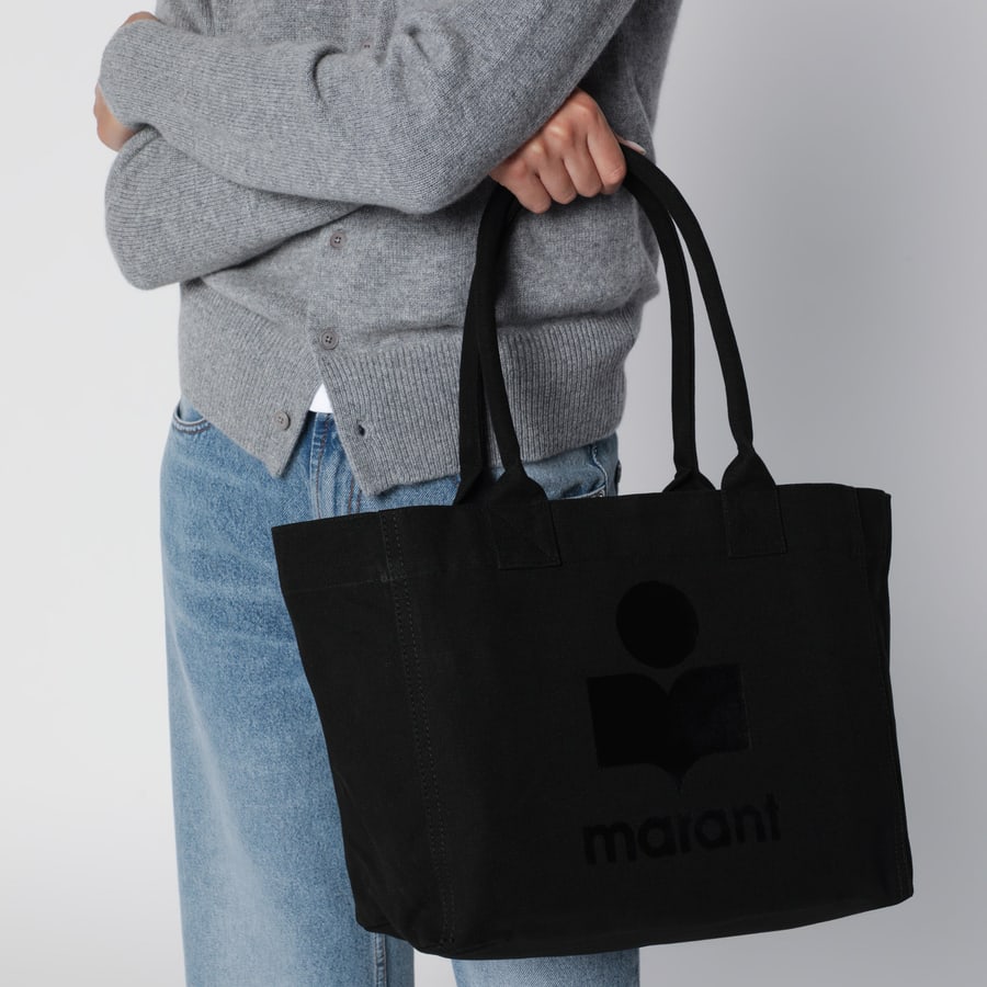 Isabel Marant Borsa yenky zipped in tela nera, view 2