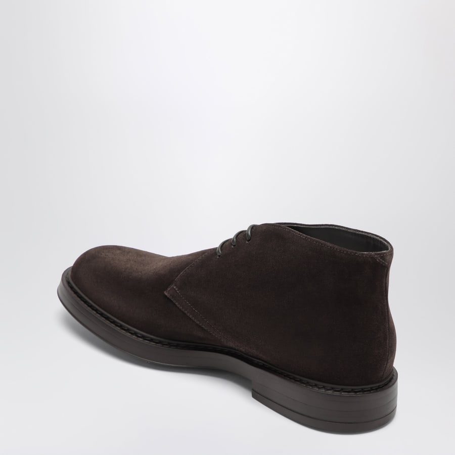 DOUCAL'S Stivaletto testa di moro in suede, view 4