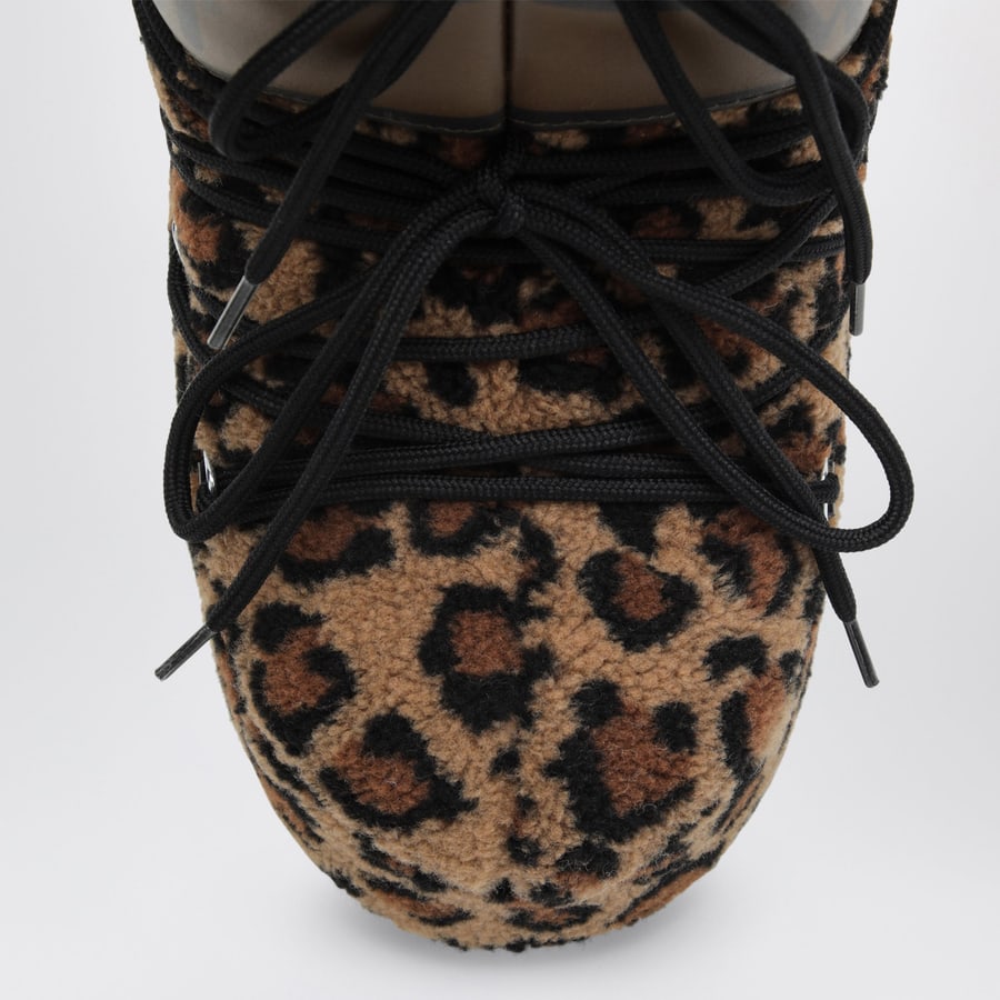 MOON BOOT Stivali Icon Low Fleece Leopard, view 3