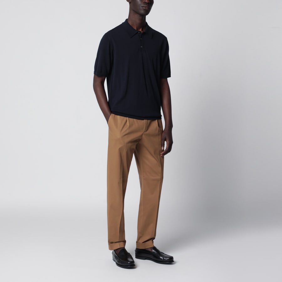 PT Torino Pantalone color biscotto in cotone, view 2