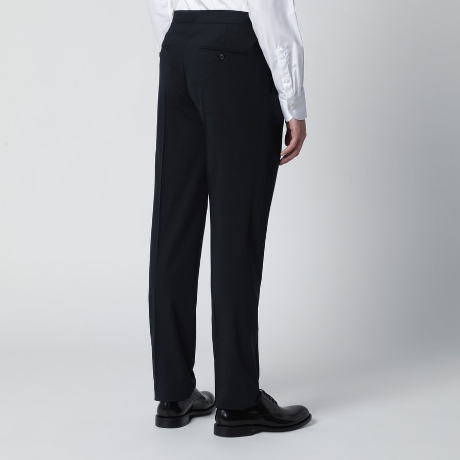 Dsquared2 Abito monopetto blu navy in misto lana, view 6