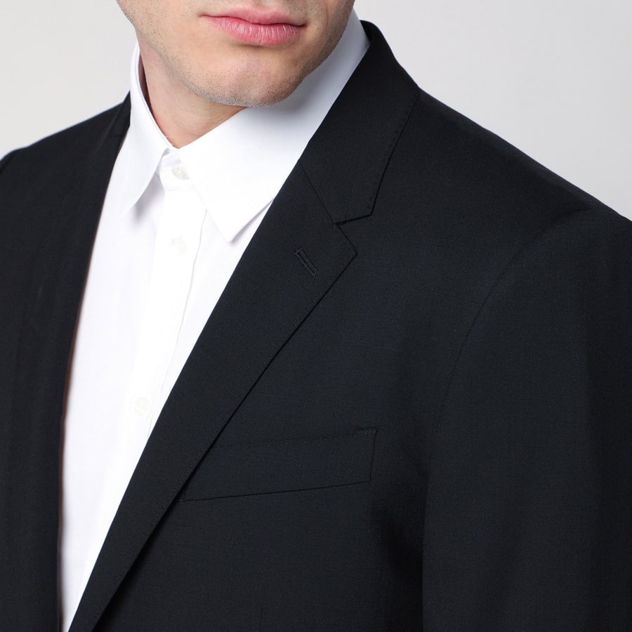 Dolce & Gabbana Abito monopetto nero in lana vergine, view 4
