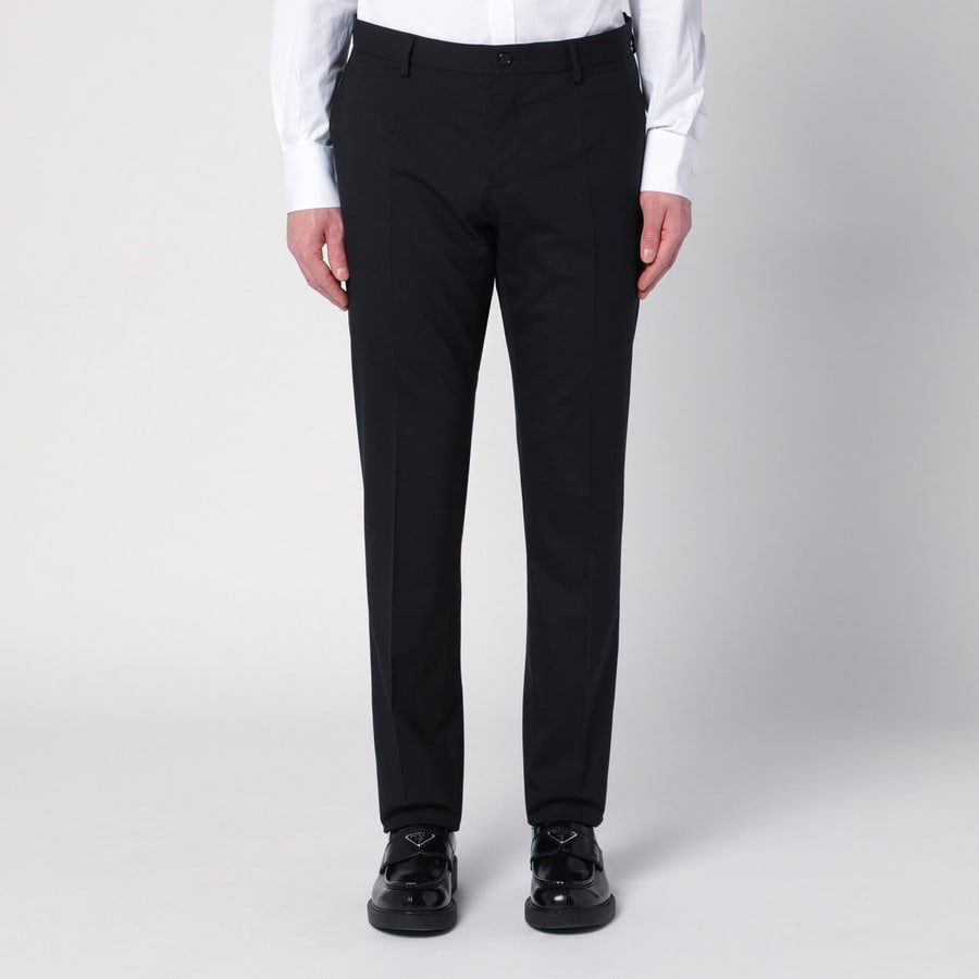 Dolce & Gabbana Abito monopetto nero in lana vergine, view 5