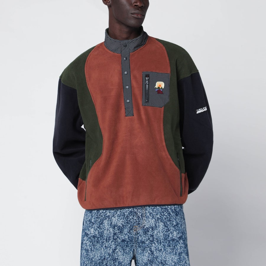 BRAIN DEAD Pile dal design color-block