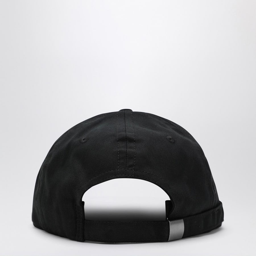 BRAIN DEAD Cappello da baseball nero in cotone, view 3