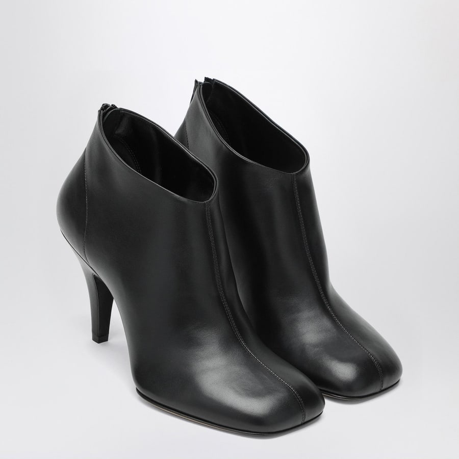 PHOEBE PHILO Stivaletti Soft in pelle nera, view 2