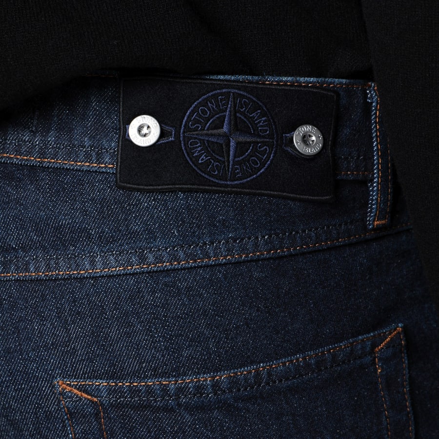 Stone Island Jeans regular straight in denim Blue rinsed, view 5