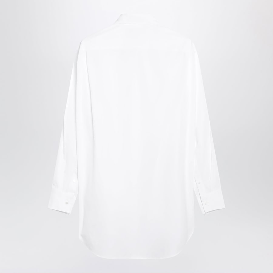 PHOEBE PHILO Camicia da smoking in cotone bianco, view 2