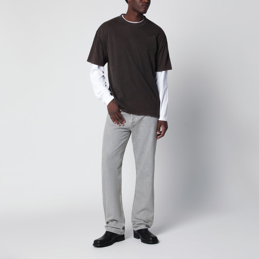 AGOLDE Jeans 90's in denim grigio slavato, view 2