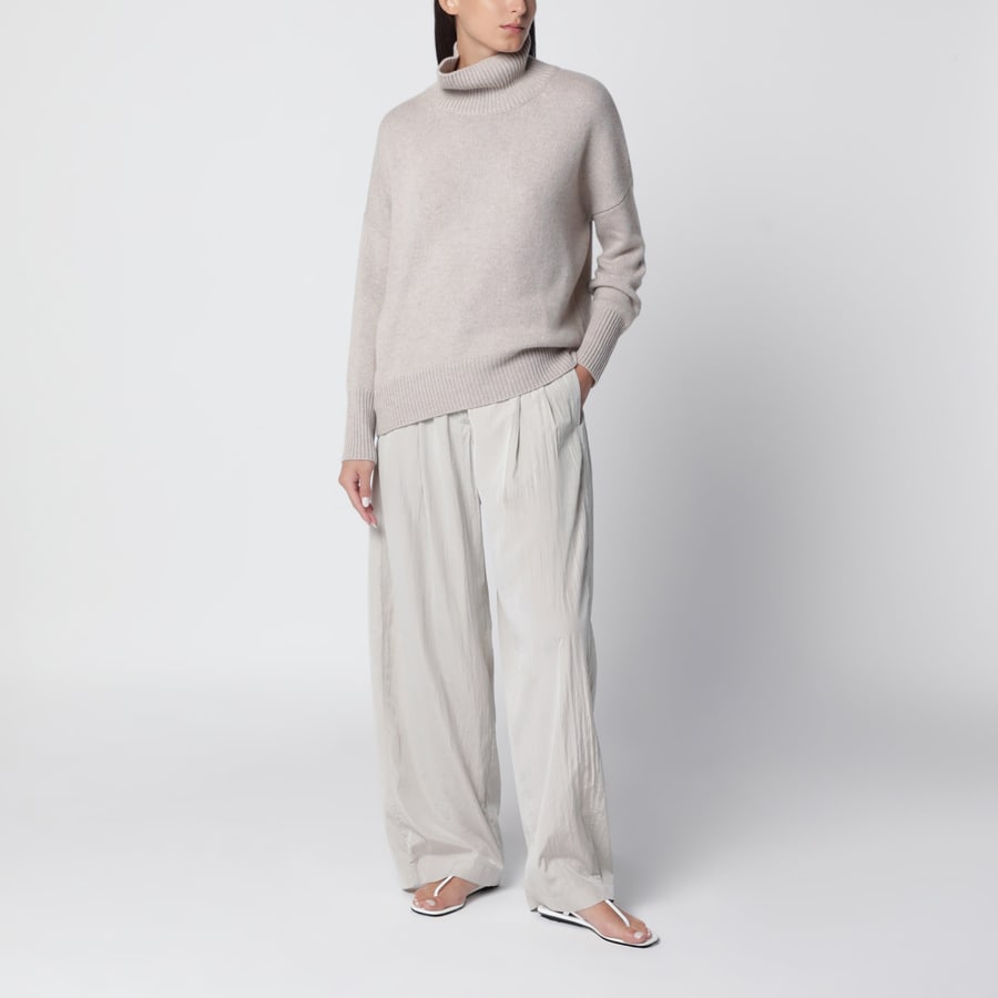 LISA YANG Maglione Heidi in cashmere color sabbia, view 2