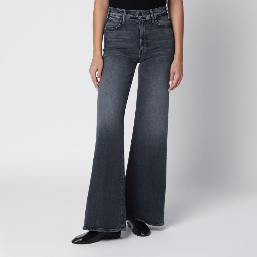 MOTHER Jeans The Hustler Roller Sneak in denim grigio scuro