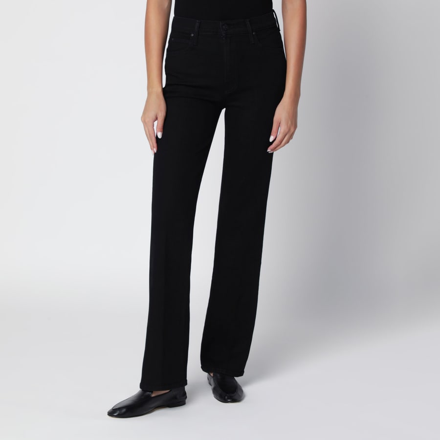 MOTHER Jeans The Kick It in denim nero