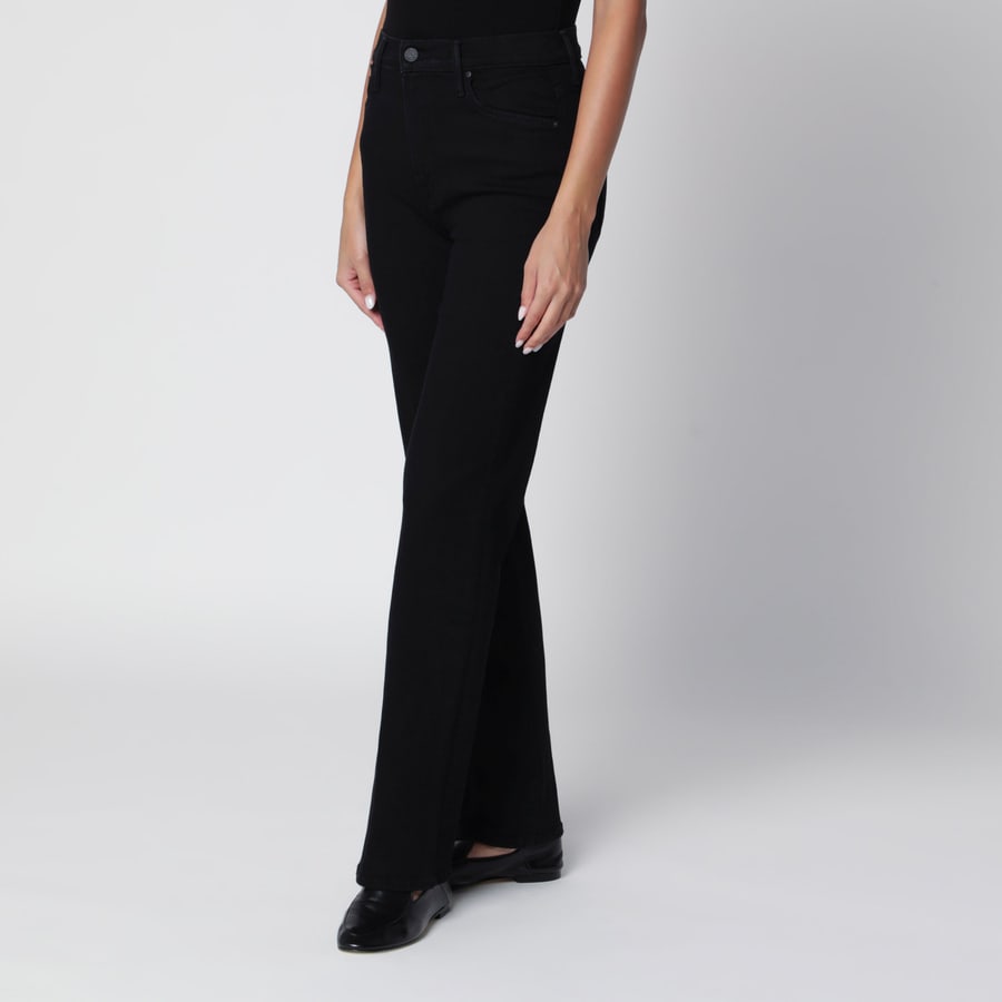 MOTHER Jeans The Kick It in denim nero, view 3