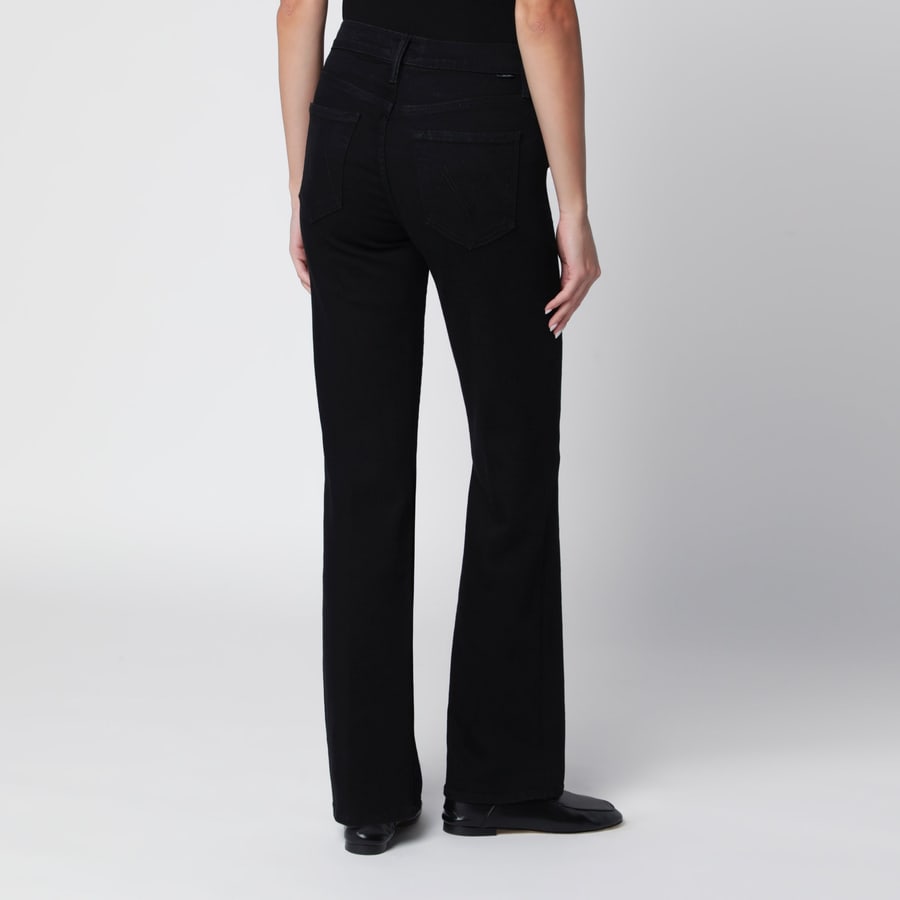 MOTHER Jeans The Kick It in denim nero, view 4