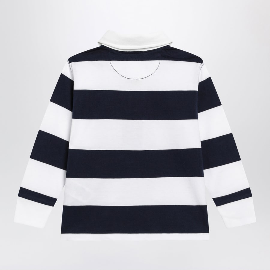 Polo Ralph Lauren Polo a righe blu navy/bianca in cotone, view 2