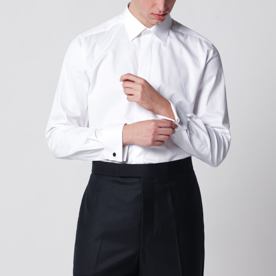 XACUS Camicia bianca in cotone