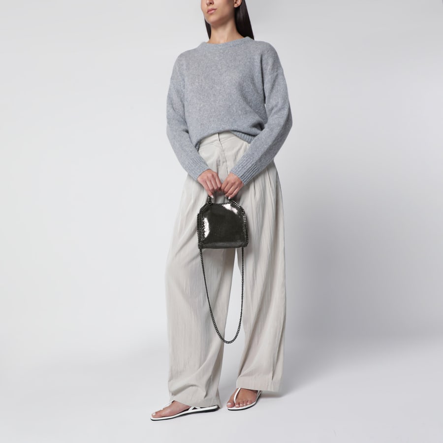Stella McCartney Borsa Tote micro Falabella blu navy scuro, view 2