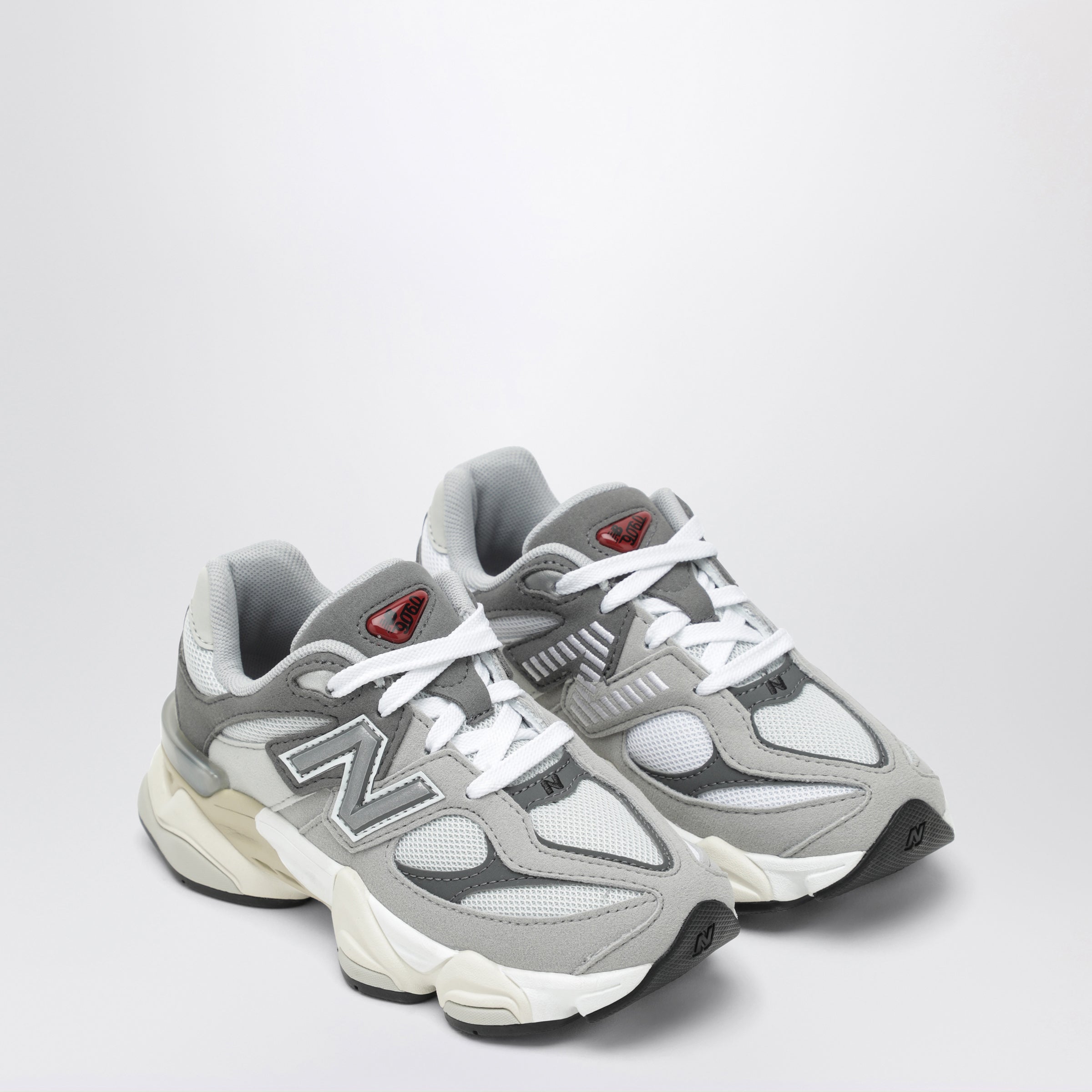 New Balance Sneakers 9060 Lace Raincloud/ Castelrock, view 2