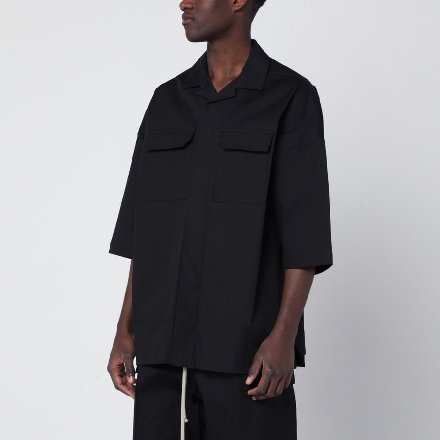 Rick Owens Camicia nera con tasche