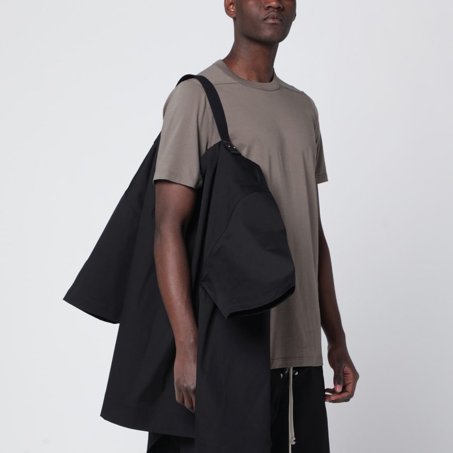 Rick Owens Camicia nera con tasche, view 5