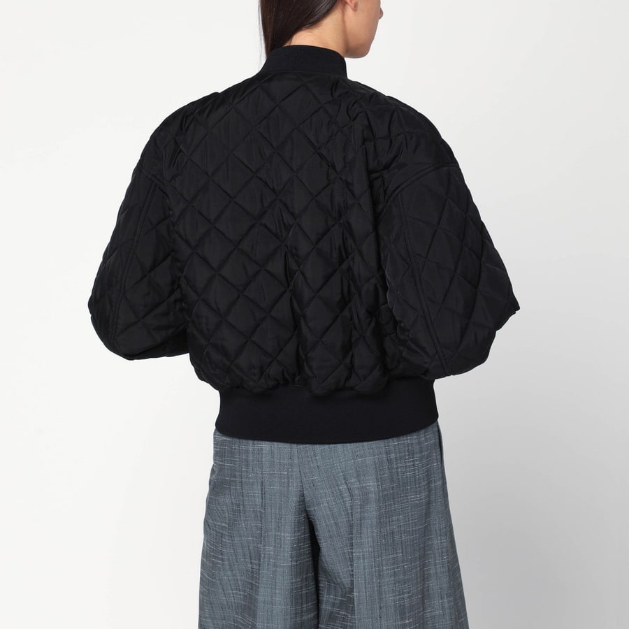 Jil Sander Bomber trapuntato nero, view 3
