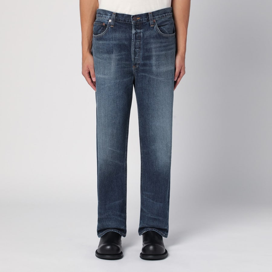 AGOLDE Jeans blu slavato in denim rigenerato