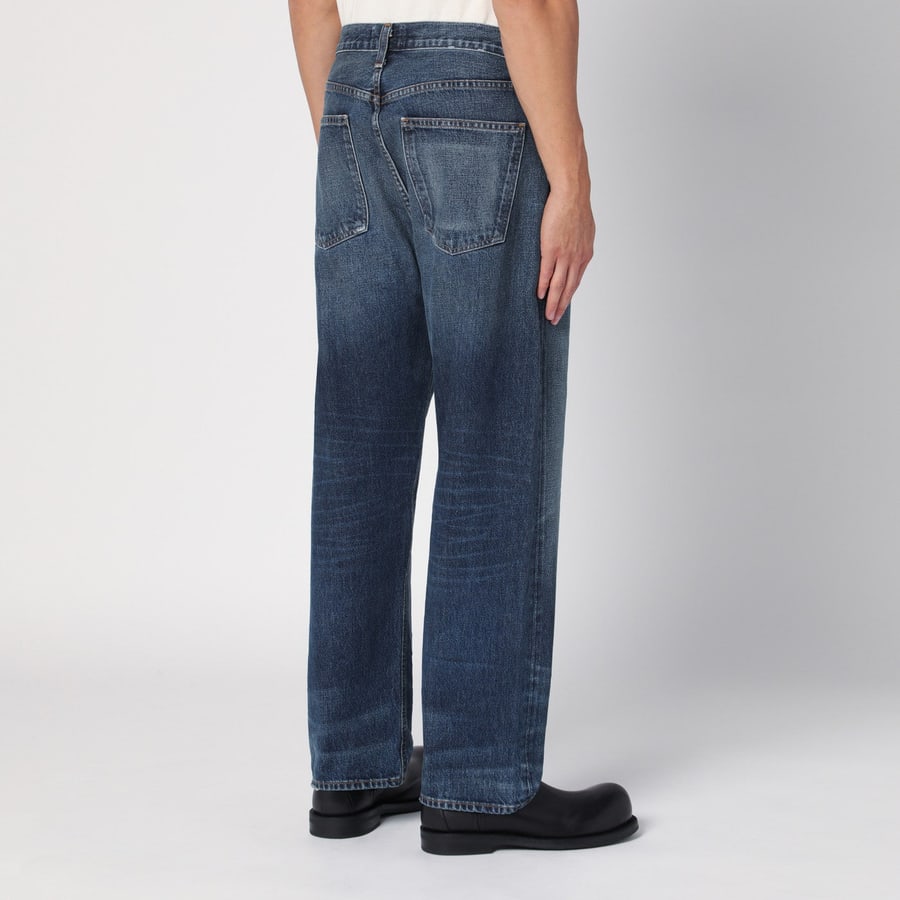 AGOLDE Jeans blu slavato in denim rigenerato, view 4