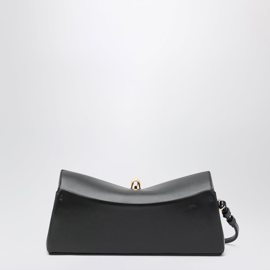 Jacquemus Pochette Valérie in pelle nera, view 4