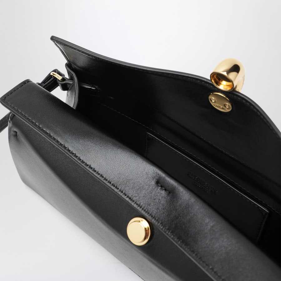 Jacquemus Pochette Valérie in pelle nera, view 5