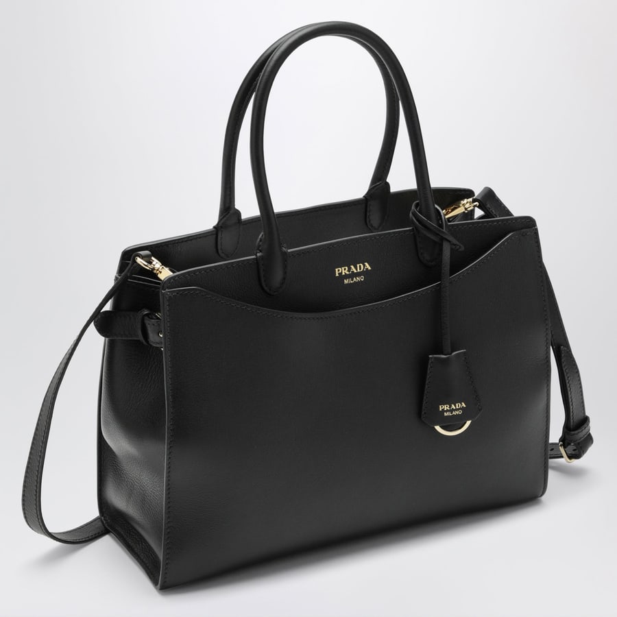 Prada Borsa nera in pelle, view 3