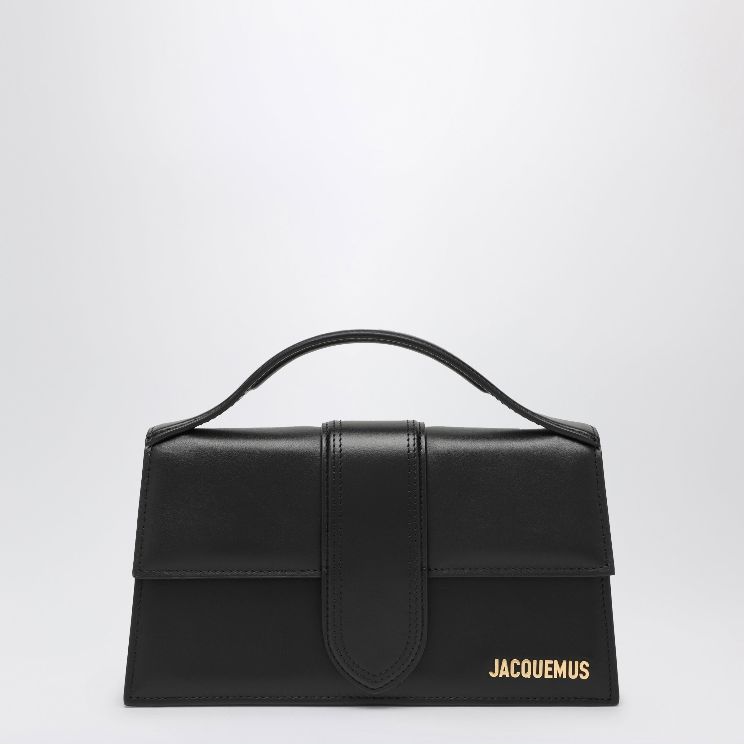 Jacquemus Borsa Le Grand Bambino nera in pelle