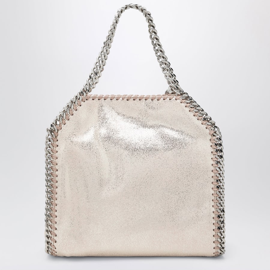 Stella McCartney Borsa Tote mini Falabella rosa chiara, view 4