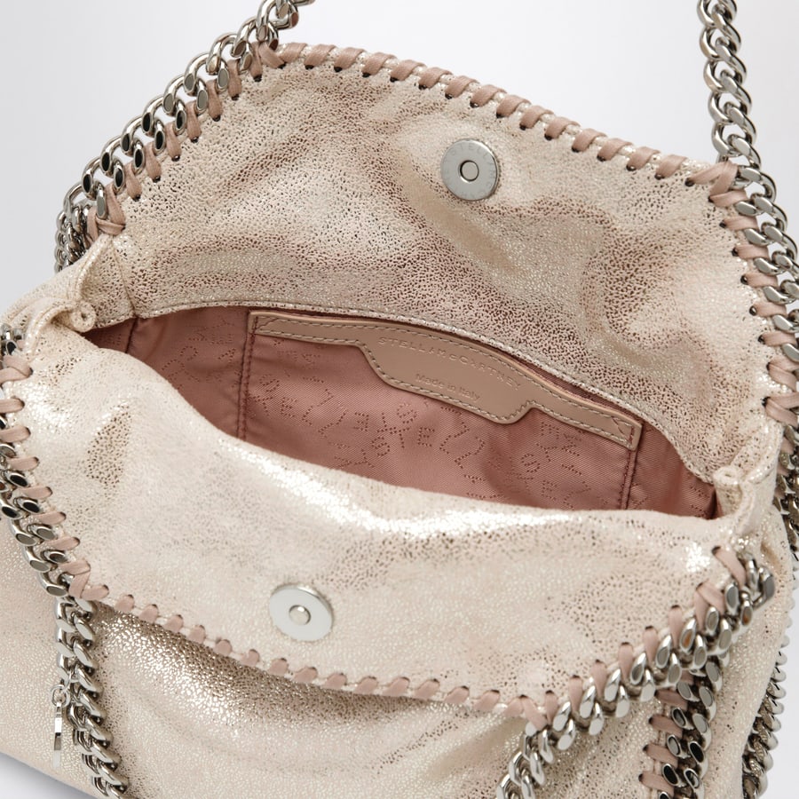 Stella McCartney Borsa Tote mini Falabella rosa chiara, view 5