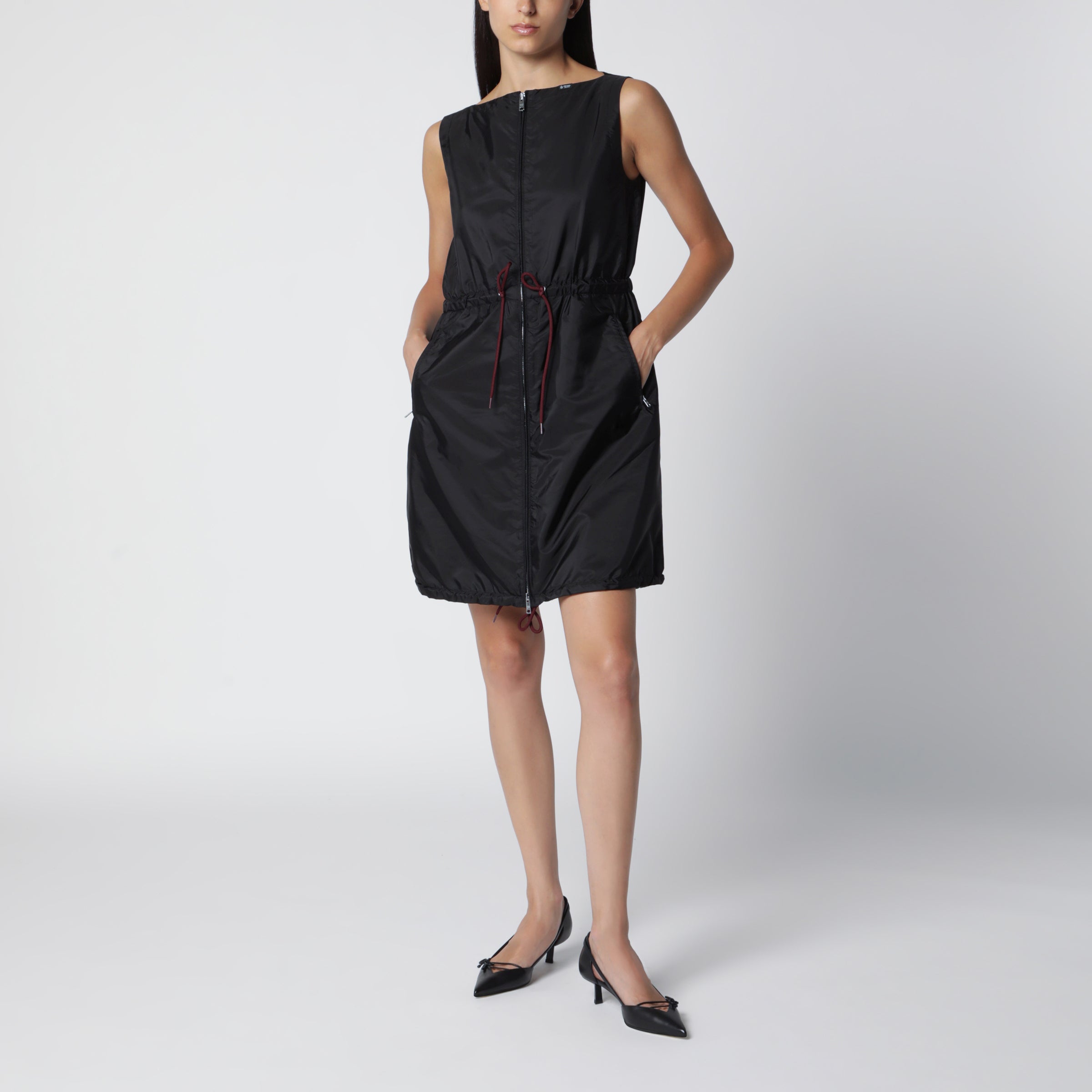 Prada Abito nero in Re-Nylon
