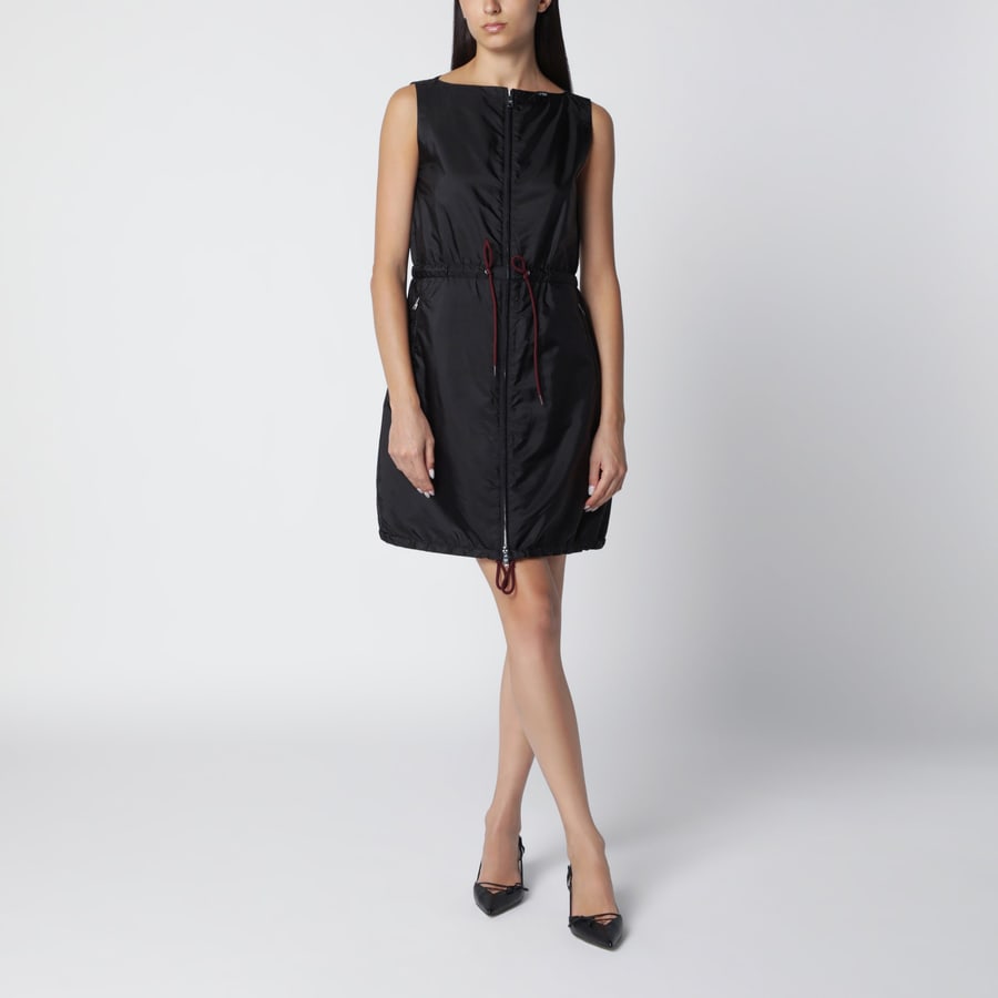 Prada Abito nero in Re-Nylon, view 2