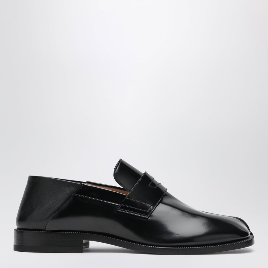 Maison Margiela Mocassino Tabi nero in pelle