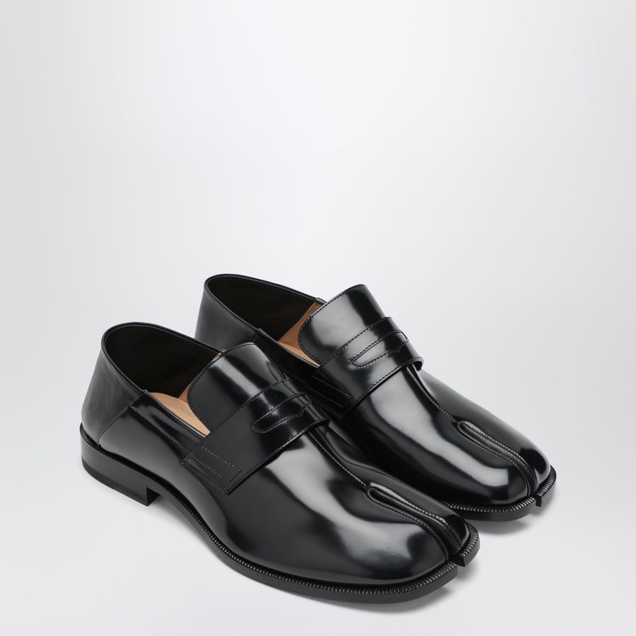 Maison Margiela Mocassino Tabi nero in pelle, view 2