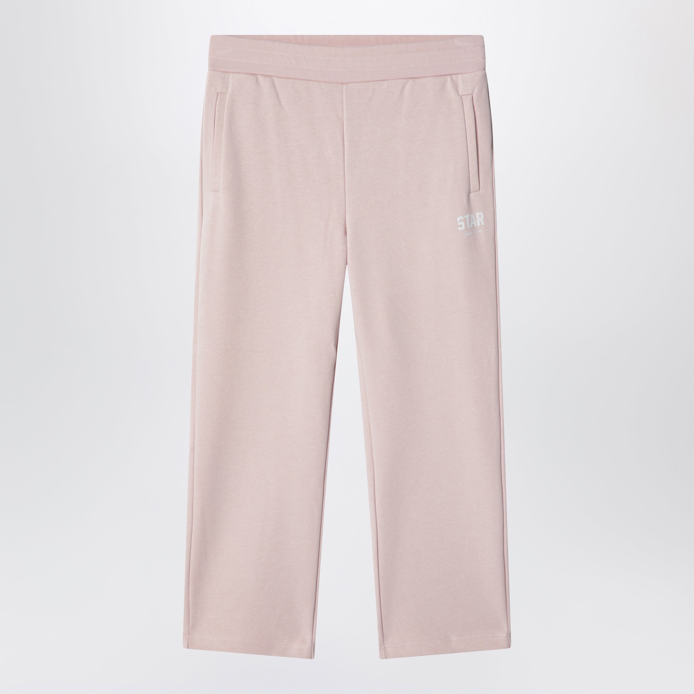 Golden Goose Pantalone jogging rosa cipria