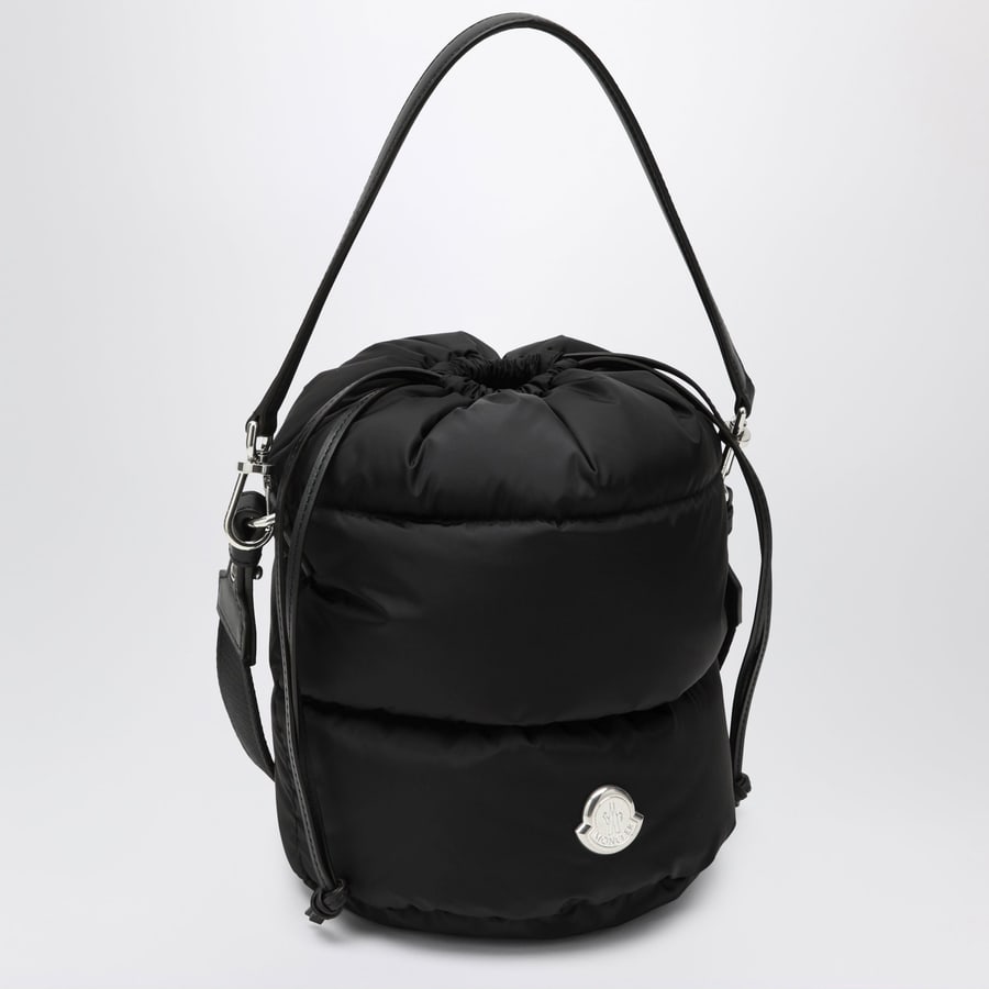 Moncler Borsa a secchiello Caradoc nera, view 3