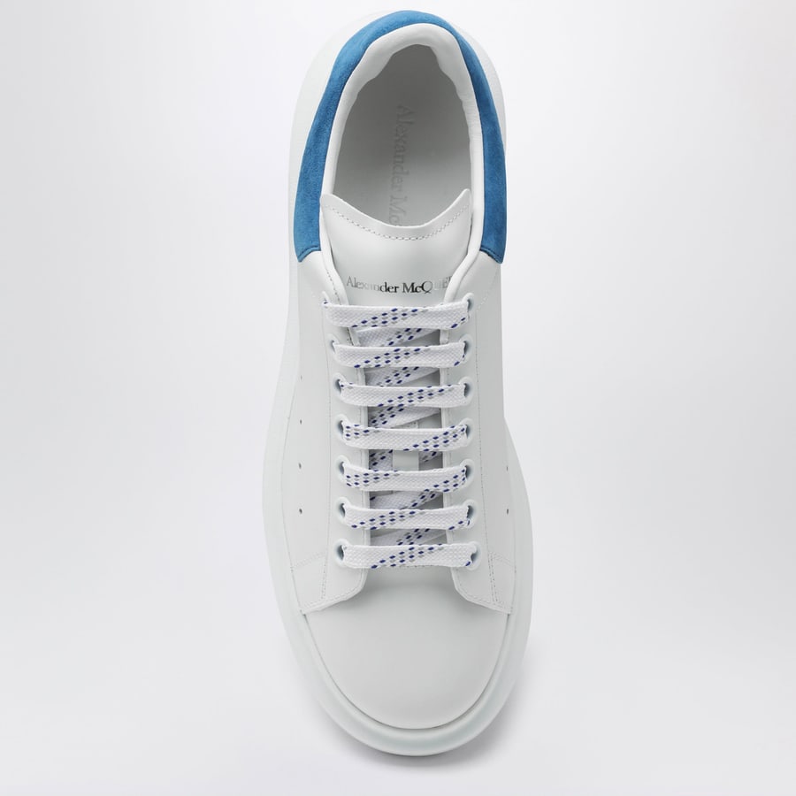 Alexander McQueen Sneakers Oversize bianca/blu, view 3