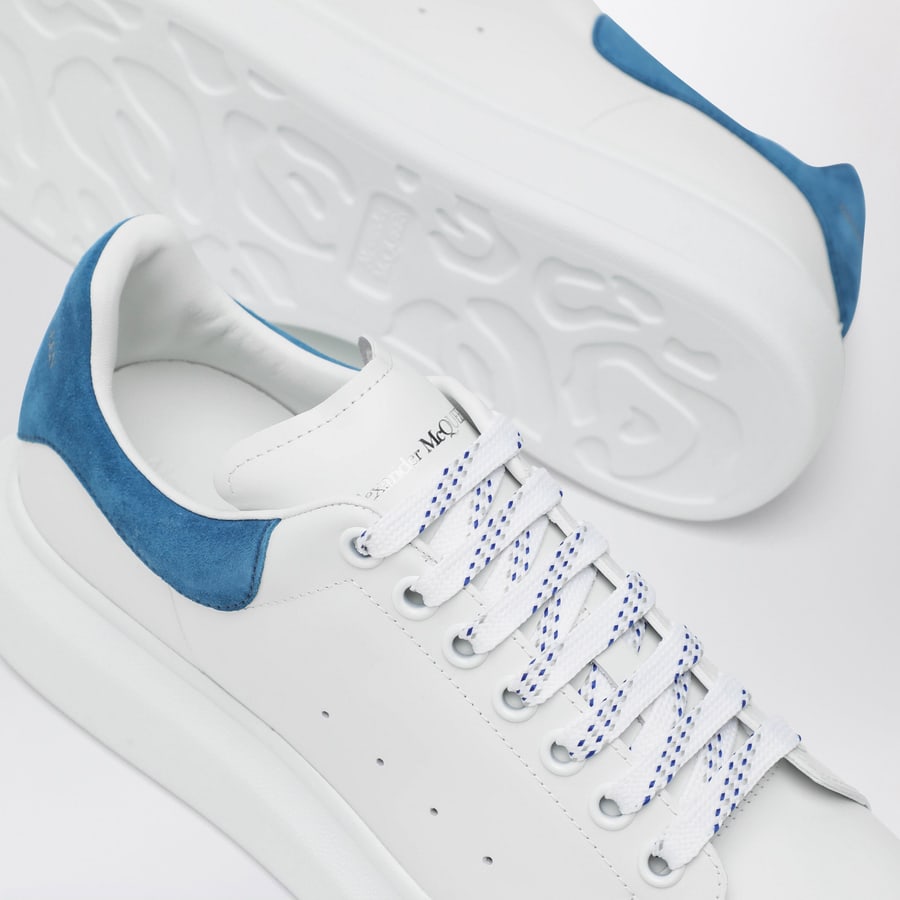 Alexander McQueen Sneakers Oversize bianca/blu, view 5