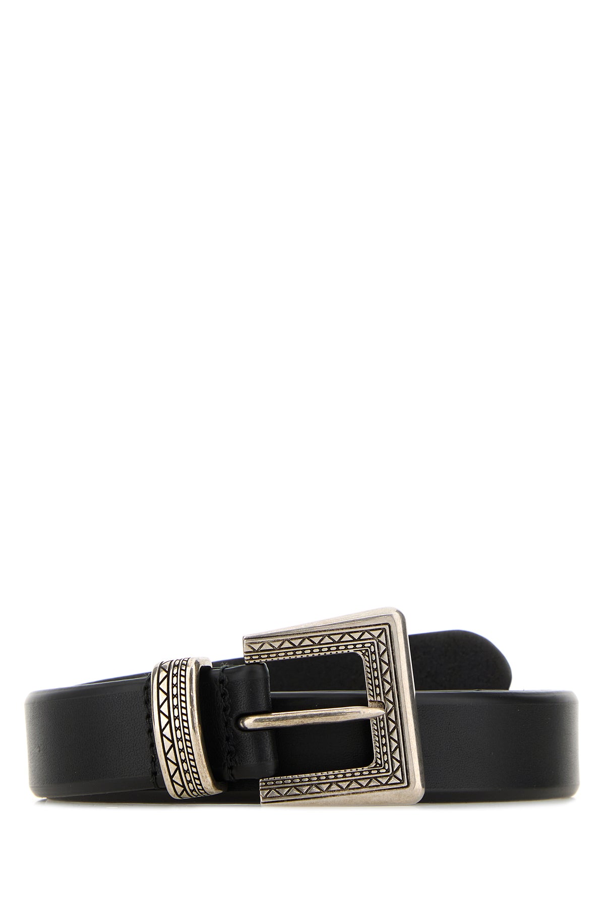 Prada Cintura in pelle nera