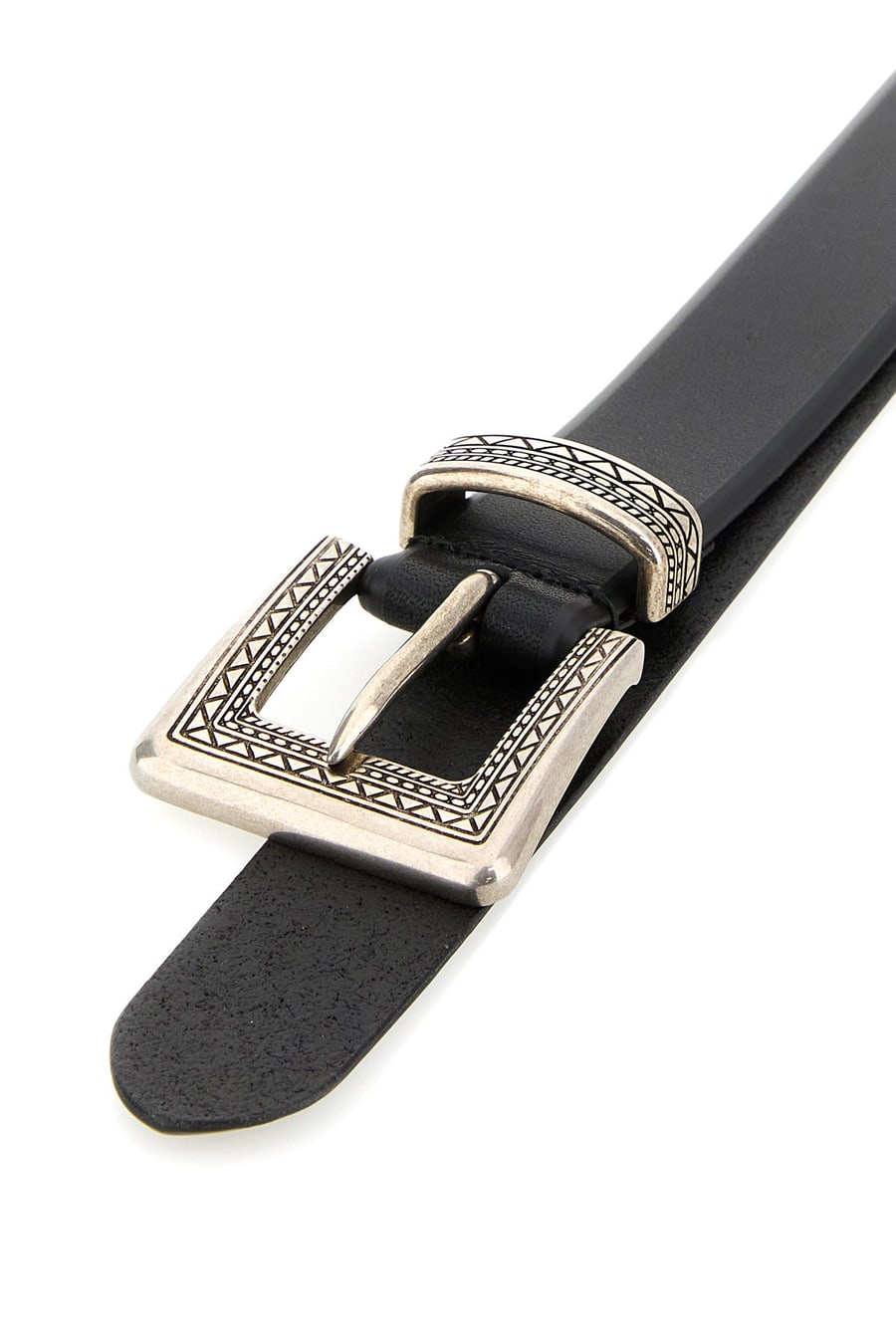 Prada Cintura in pelle nera, view 4