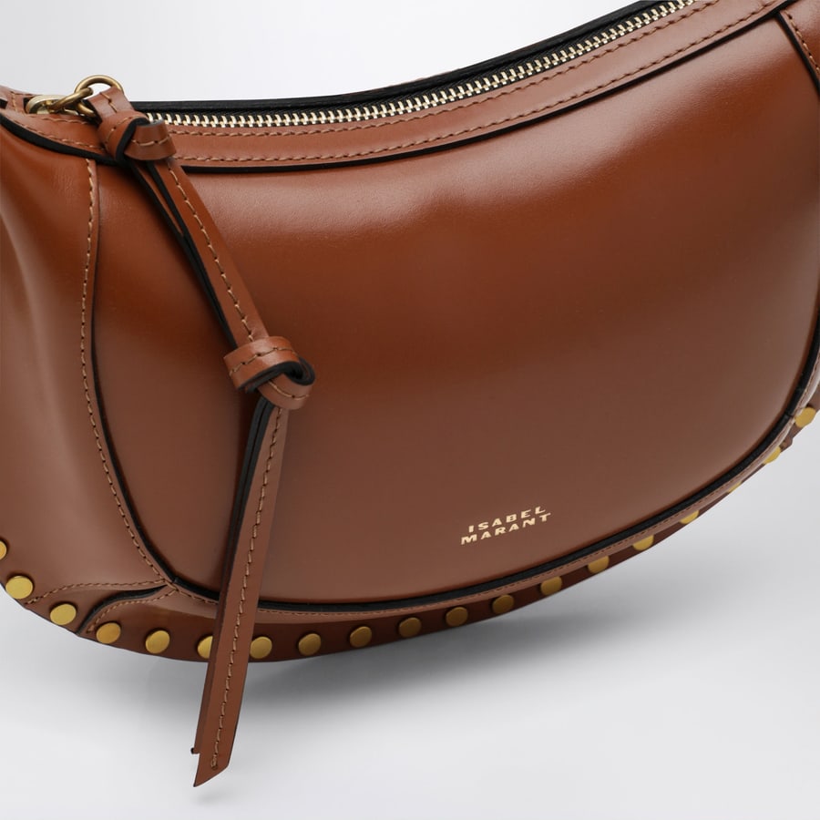Isabel Marant Borsa a spalla Oskan Moon in pelle cognac, view 6